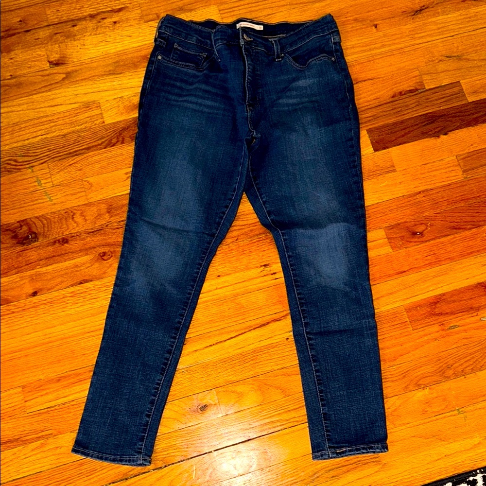 Women's Skinny Jeans - Dark Blue